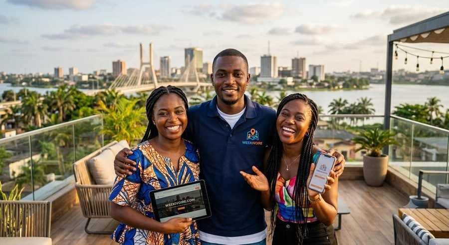 L'équipe WeekIvoire à Abidjan